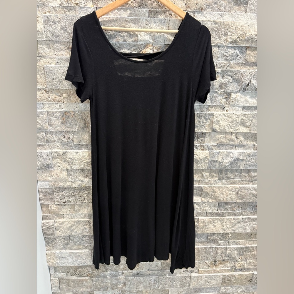 Lily Morgan Chic Black Short Sleeve Women's Top size M